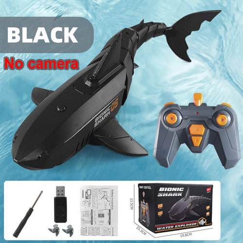 APP 480P camera RC shark boat toy Robot Fish 2.4G radio remote control ToylandEU.com Toyland EU