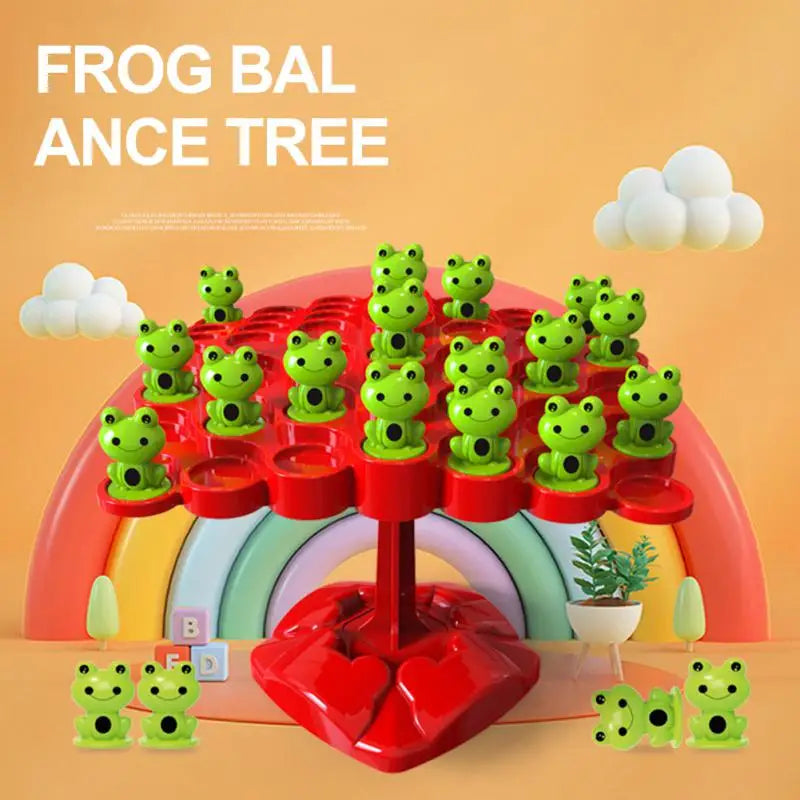 Frog-themed Montessori Math Balancing Board Puzzle for Kids (1/2PCS) - ToylandEU