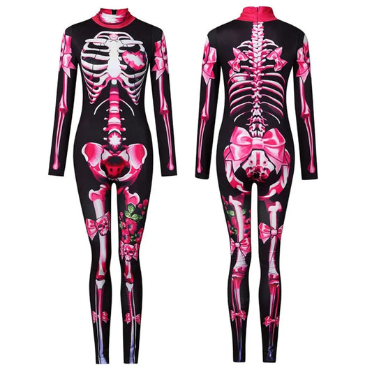 Unisex Skeleton Costume: Spooky Costume for Kids & Adults Fun