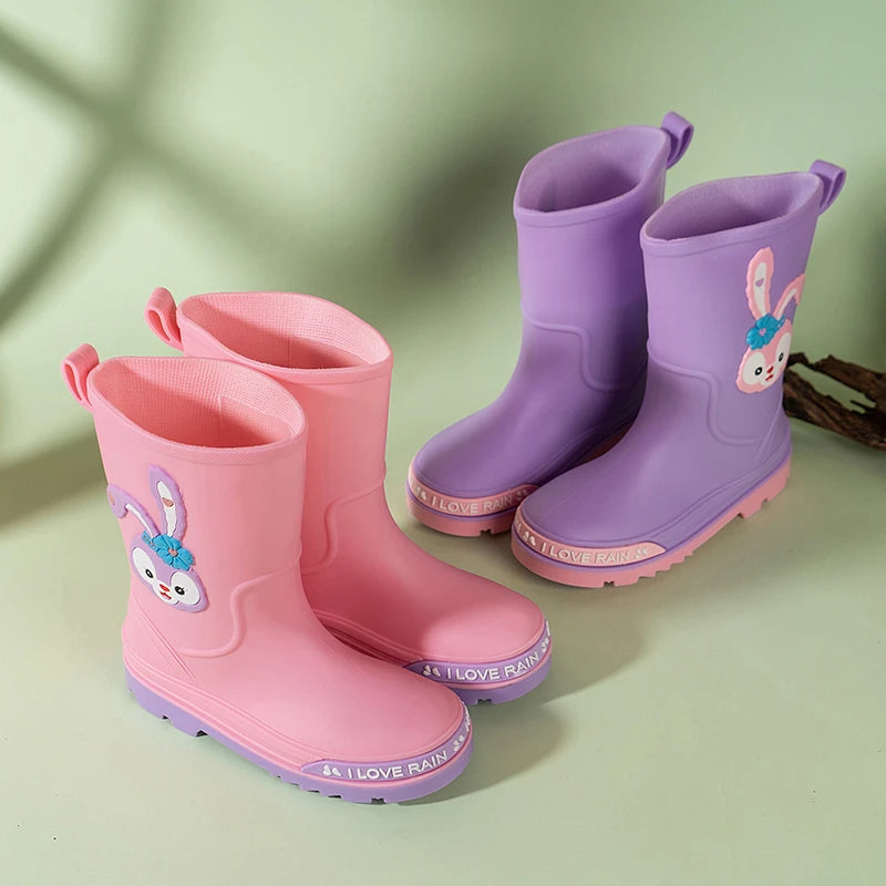 Kids Rain Boots | Waterproof | Non Slip | Toddler Girls