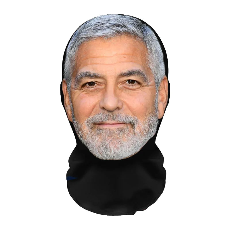 Cosplay Mask | 3D Printed Realistic Face | Stretch Mesh | One Size