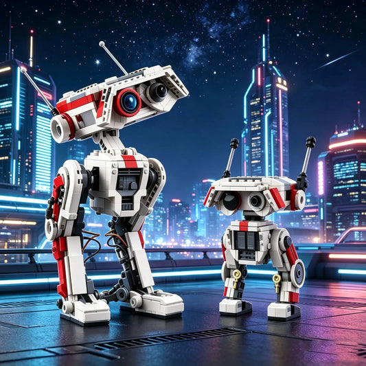 Galaxy Explorer Mini Robot Figure Building Kit Futuristic City Tech Robot Bricks Set Creative Constructor Toy For Boys Children - ToylandEU