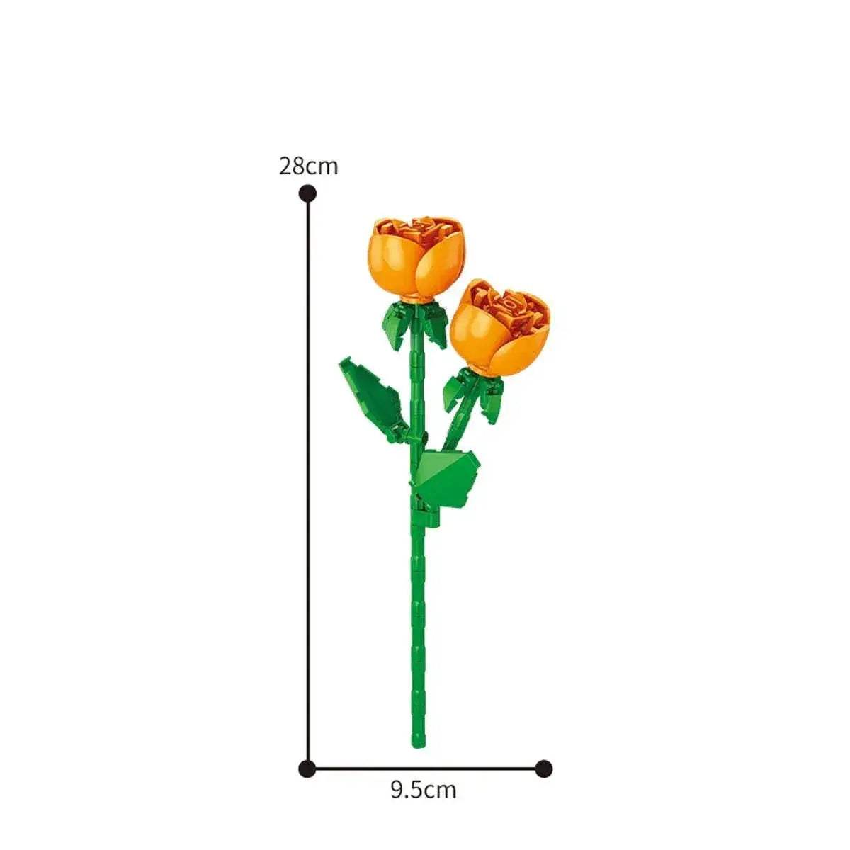 Eternal Block Flower Assembly Bouquet Desktop Decoration Toy - ToylandEU