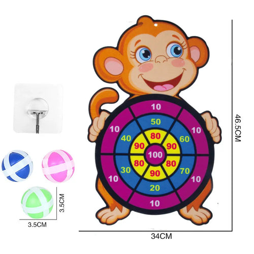 Montessori Dart Board Target Sports Game Toys For Children 2 3 4 Years ToylandEU.com Toyland EU