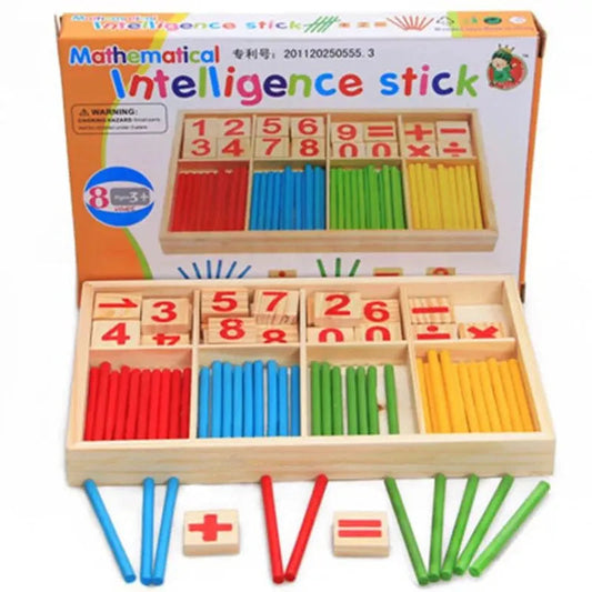 Wooden Educational Number Math Learning Game Set - ToylandEU