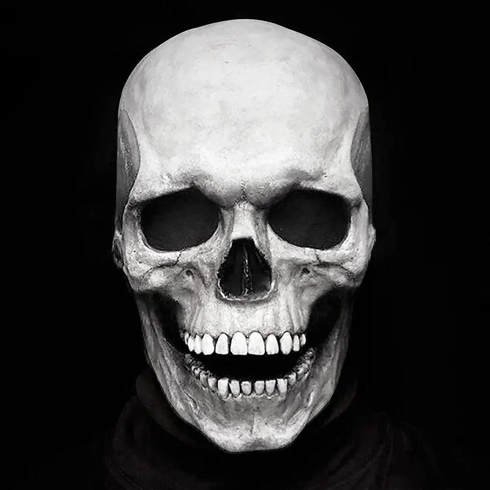 Halloween Mask Latex Scary Horror Decoration Full Head Skull Mask Helmet Cosplay Jaw Masque Gifts Party Costume Pro Mask - ToylandEU