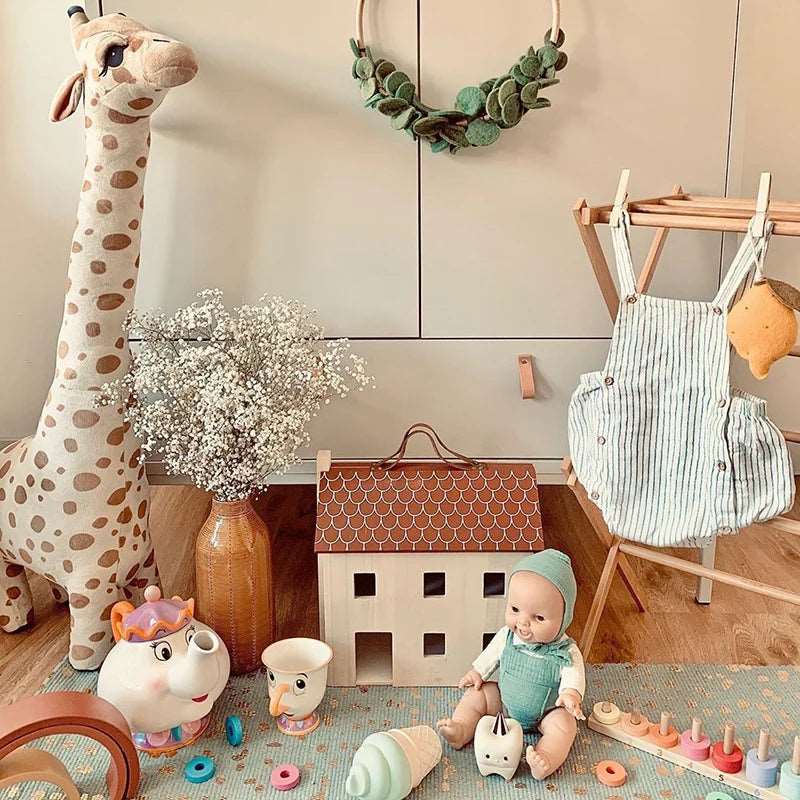 100cm Big Size Simulation Giraffe Plush Toys Soft Stuffed Animal - ToylandEU