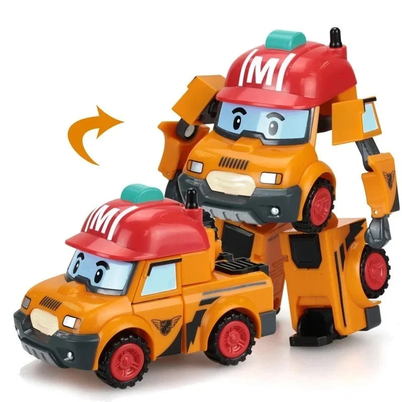 Robocar Anime Figure Model Robot Poli  adaptable Cars One - ToylandEU