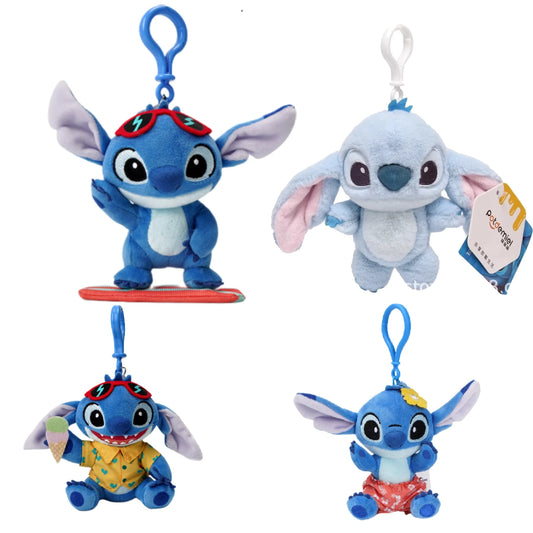 Stitch Plush Doll Backpack Keychain Gift for Kids - Cute Disney Anime Accessories