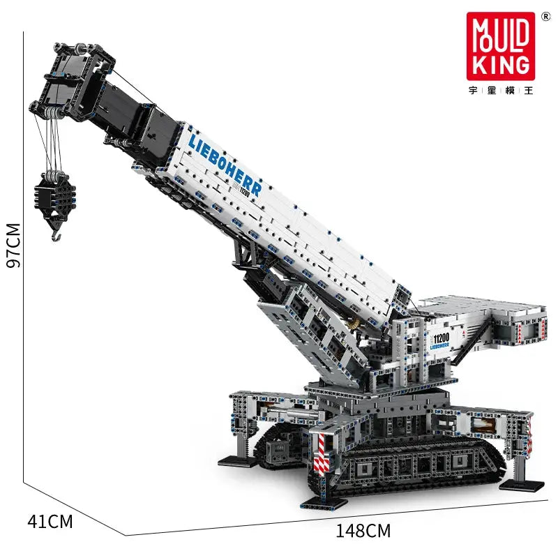 MOULD KING 17002 Technical Building Blocks Kits APP Remote Control Truck LTM Excavator Crane Model Toys Christmas Gifts 4000PCS - ToylandEU