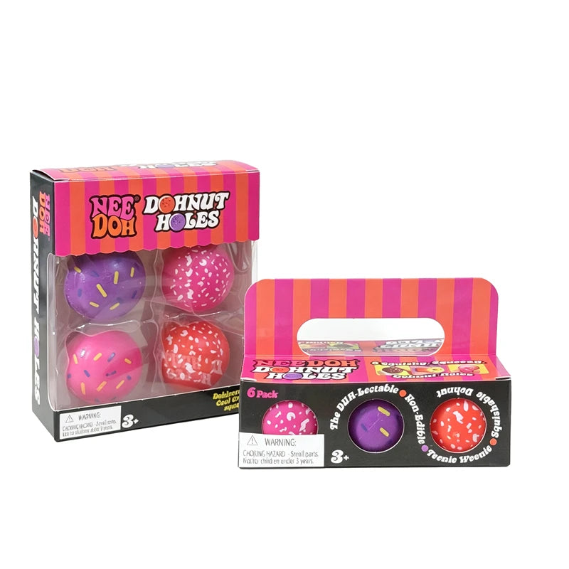 Squishy Doughnut | Mini Stress Relief | Colorful Soft Sensory Toy for Anxiety