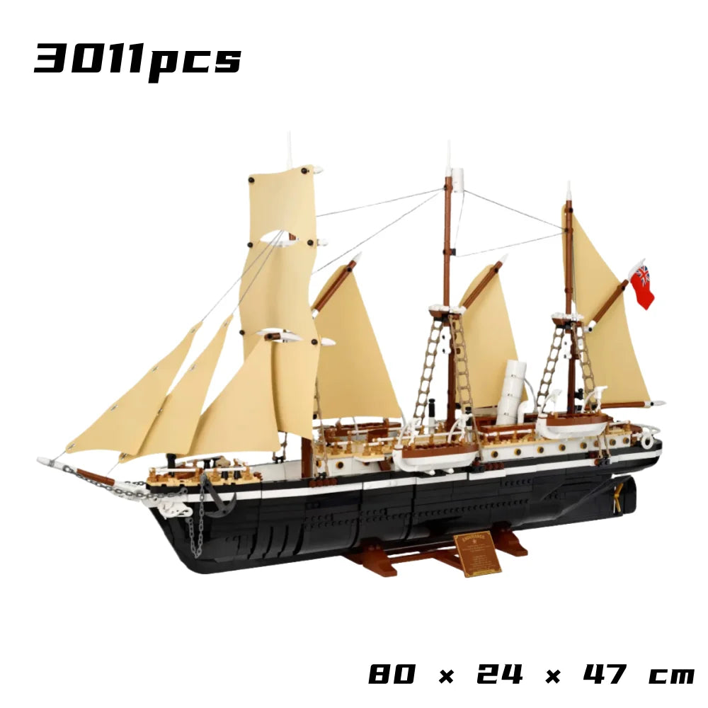 Building Blocks | 3011 Piece Antarctic Ship | Endurance Bricks | Teen Gift