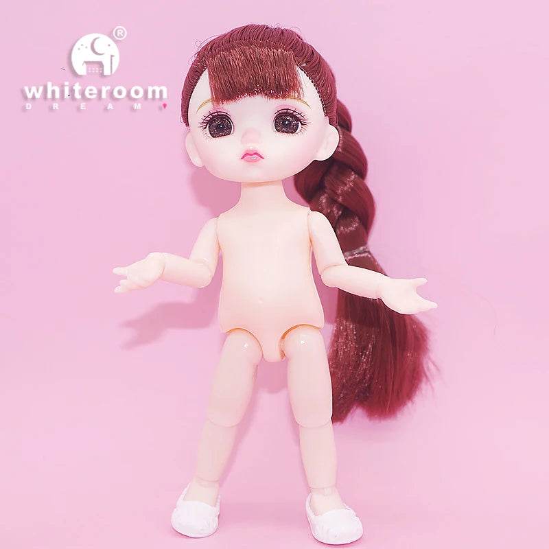 BJD Doll 1/12 16cm 6 Inch Jointed Baby Doll Fashion Gift - ToylandEU