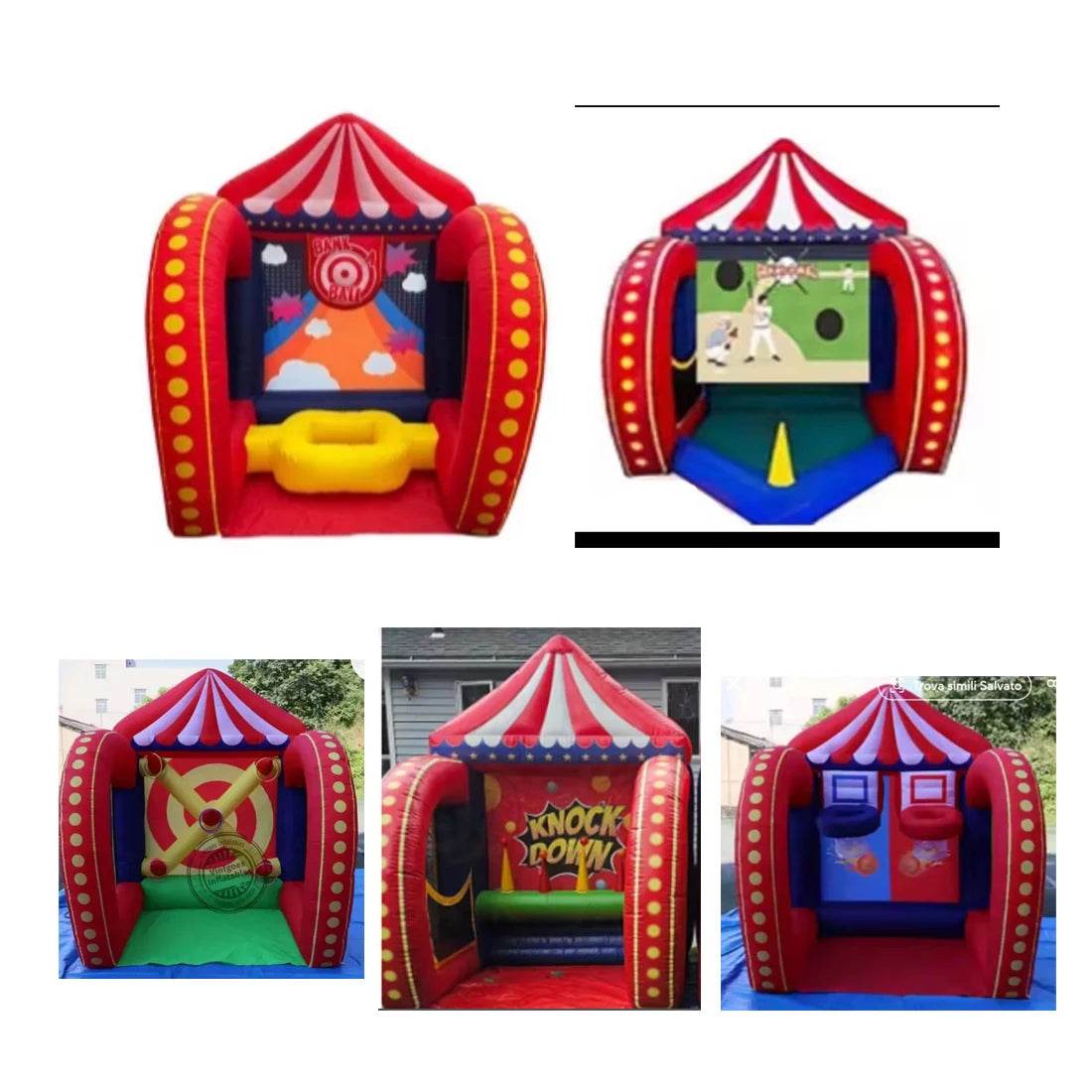 Newest 5 in 1 Inflatable Carnival Bundle Games For All - ToylandEU