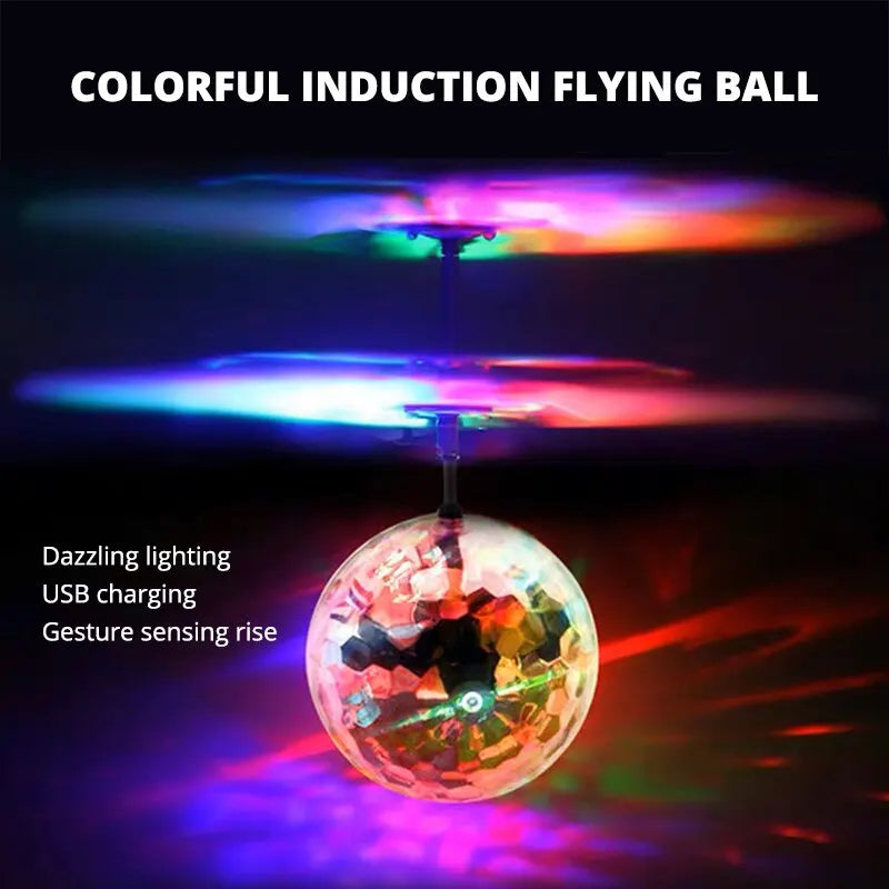 Led Light Suspension Crystal Ball Infrared Induction RC Gesture - ToylandEU
