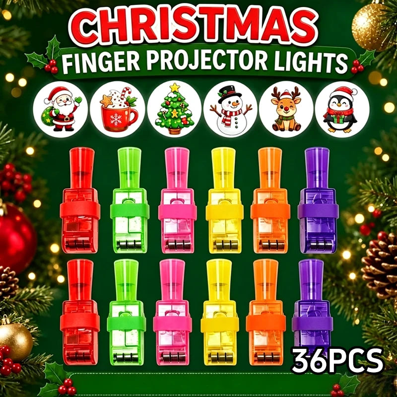 Halloween LED Finger Lights | Pumpkin Shape | Battery Powered | 12 To 48 Pc Pack