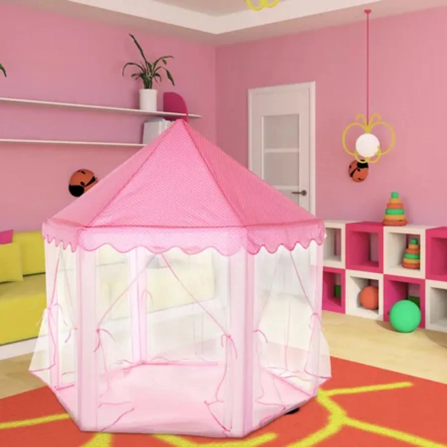 Princess Play Tent Castle for Kids Private Cozy Play Space