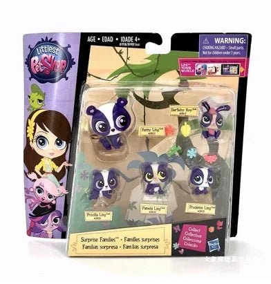 Littlest Petshop Playset | Mini Animal Figures | 2 Cm Size | Kids Toy