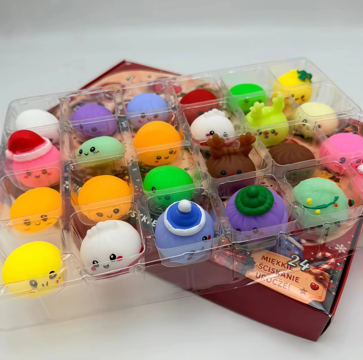 Advent Calendar | 24 Unique Squishy Fidget Toys | Slow Rebound Mystery Surprise Box | New Year Gift