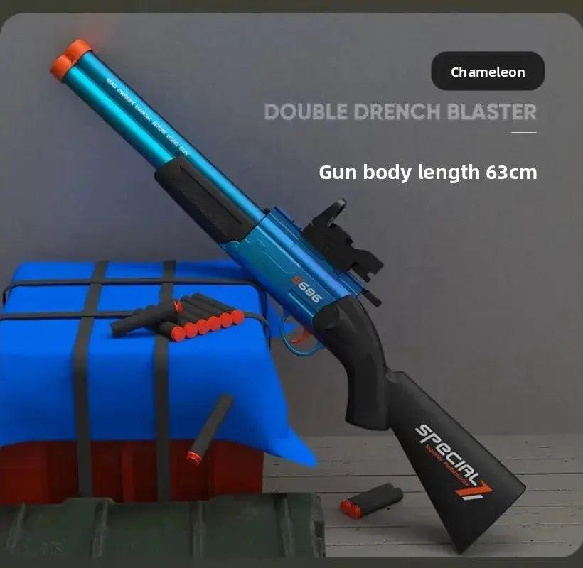  S686 Dual Barrel Toy Gun Airsoft Launcher Soft Bullets -  ToylandEU™