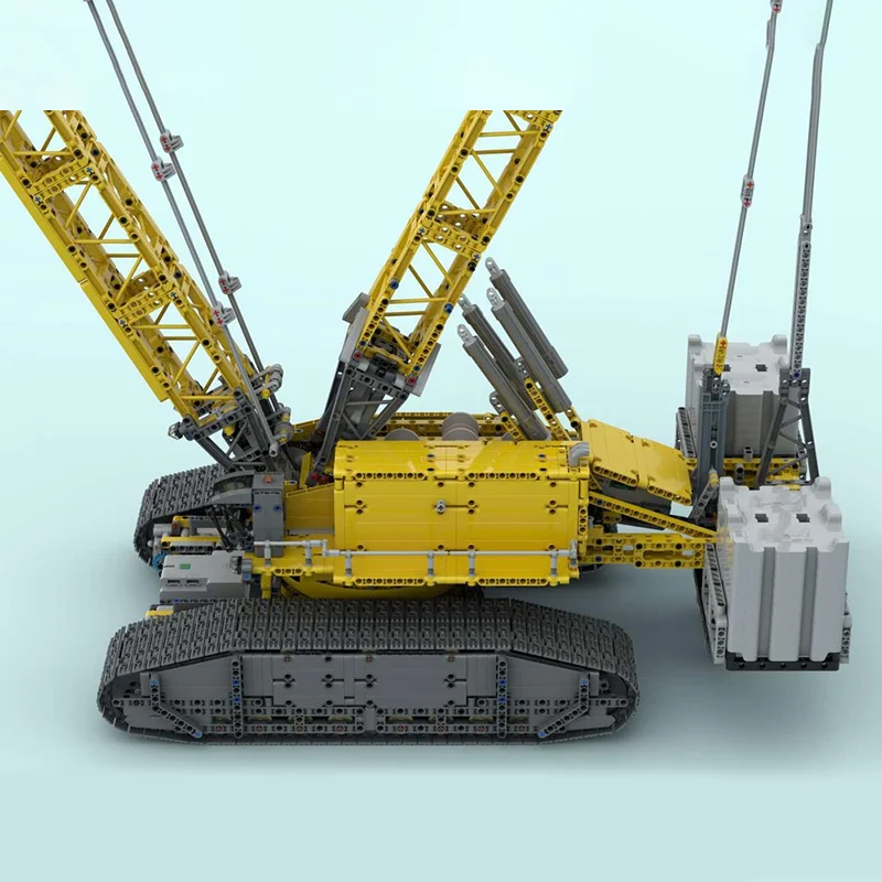 Crawler Crane Building Blocks Set For Creative Learning