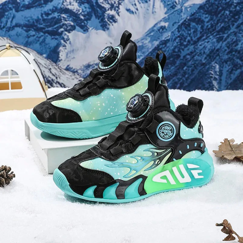 Winter Warm Kids Sneakers Waterproof Anti Slip Shoes - ToylandEU