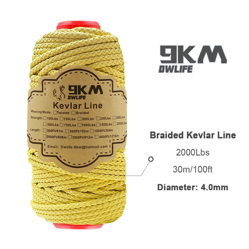 High Strength 100% DuPont Braided Kevlar Line - Versatile Outdoor Utility Rope ToylandEU.com Toyland EU