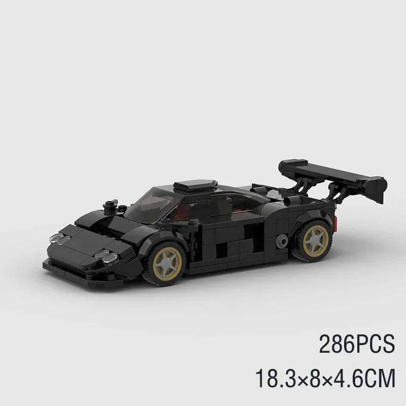 Moc Speed Champions AE86 Cars Racers Building Blocks Set - ToylandEU