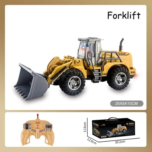 RC Cars Children Toys for Boys Remote Control Car Kids Toy Excavator ToylandEU.com Toyland EU