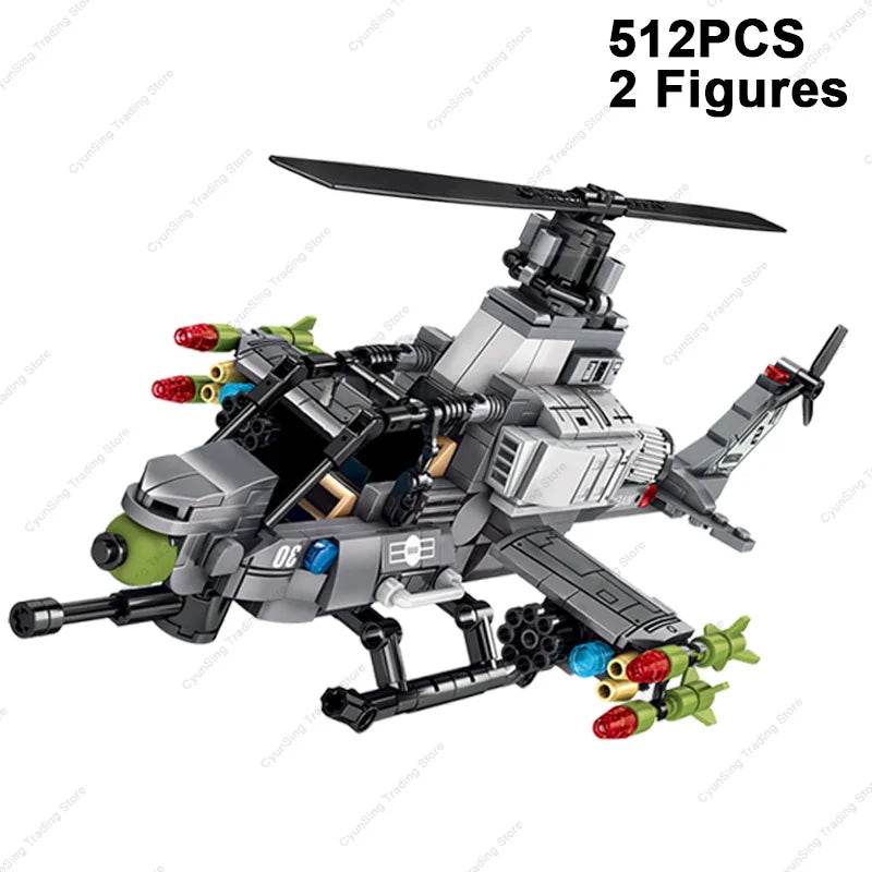 Military F/A-18E Super BumbleBee Fighter Plane Building Blocks - ToylandEU