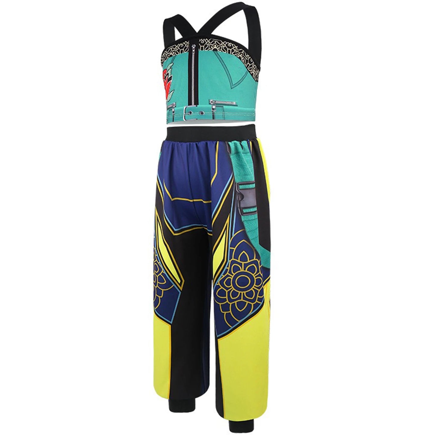 Girls Kpop Costume | Cotton Blend | Age 7 13 | Concert Stage Dress