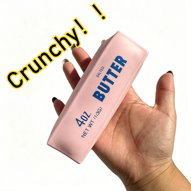 Fidget Toy | Crunchy Butter Fill | Squeezable Stress Relief | Hand Sized