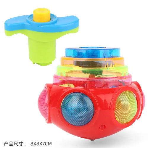 Luminous Glow-in-the-Dark Musical Spinning Fidget Gyro Toy ToylandEU.com Toyland EU