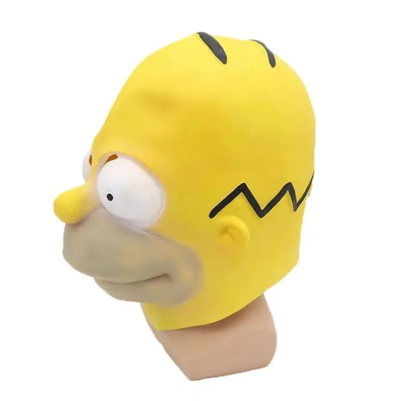 Yellow Latex Simpsons Mask | Novelty | Toylandeu™