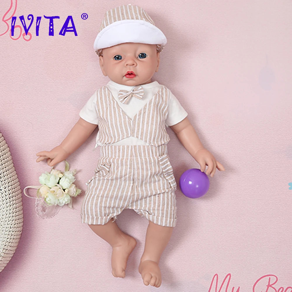 Realistic 20inch 3200g 100% Silicone Reborn Baby Doll IVITA WB1506