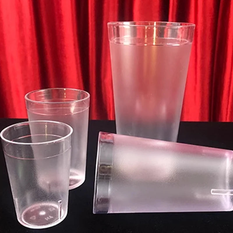 Magic Trick Prop | Milk Glass Illusion Cups | ABS Plastic