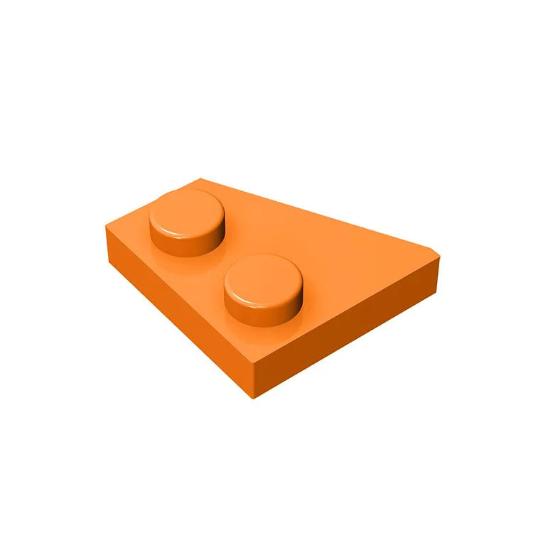 Building Block Plates | Plate 2X2 Wedge | Universal Bricks | Kids And Adults