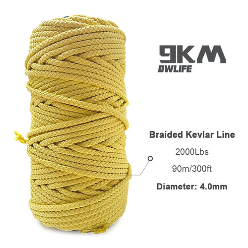 High Strength 100% DuPont Braided Kevlar Line - Versatile Outdoor Utility Rope ToylandEU.com Toyland EU