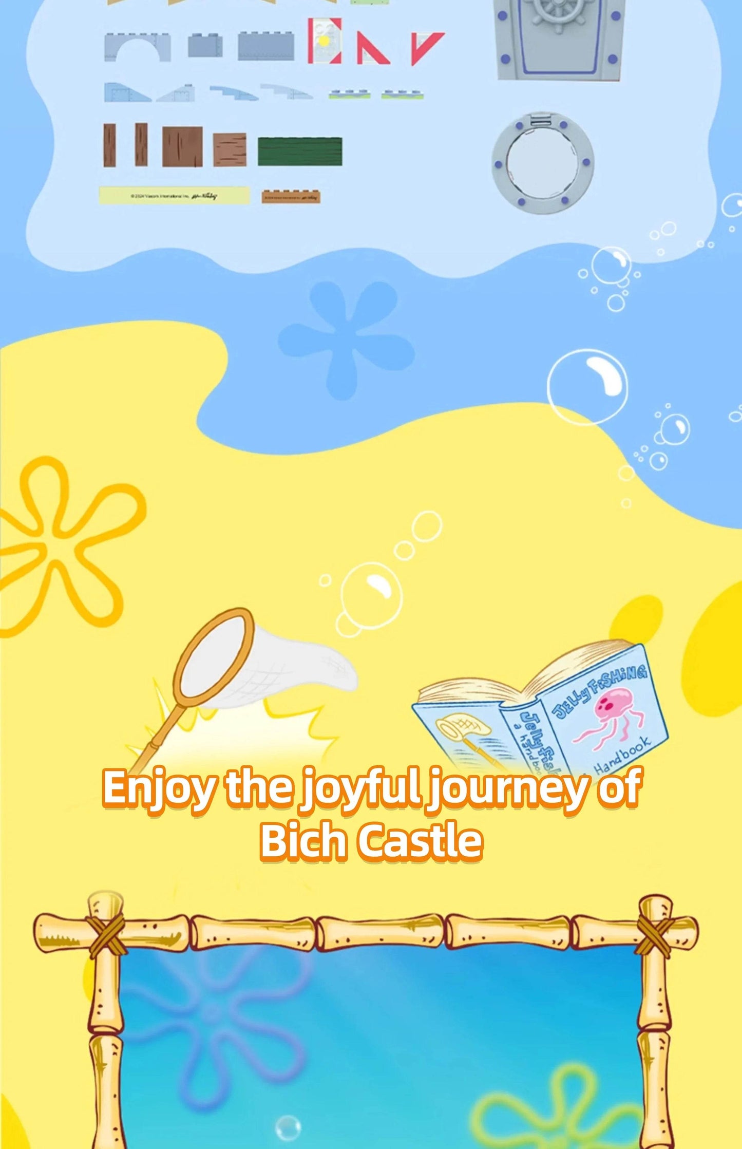 Spongebob Cartoon Krusty Krab Restaurant Building Blocks Toy - ToylandEU