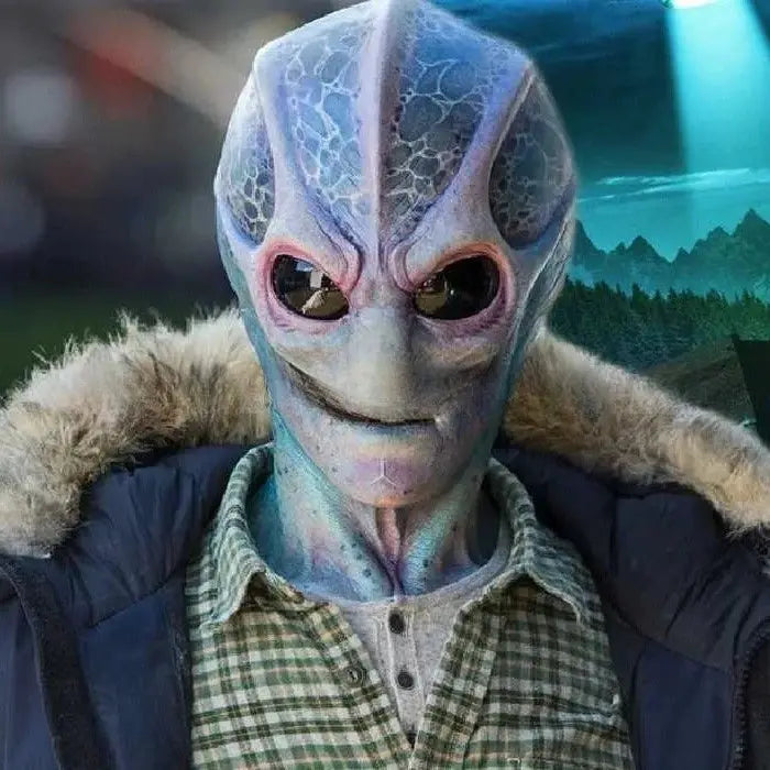 Alien Mask UFO UFO Props Halloween Horror Headset - ToylandEU