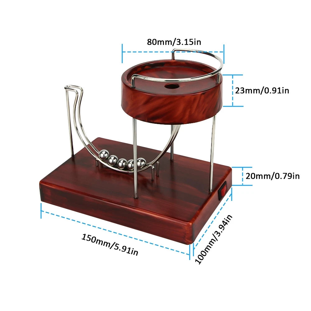 Hypnotic Wood Perpetual Motion Machine - ToylandEU