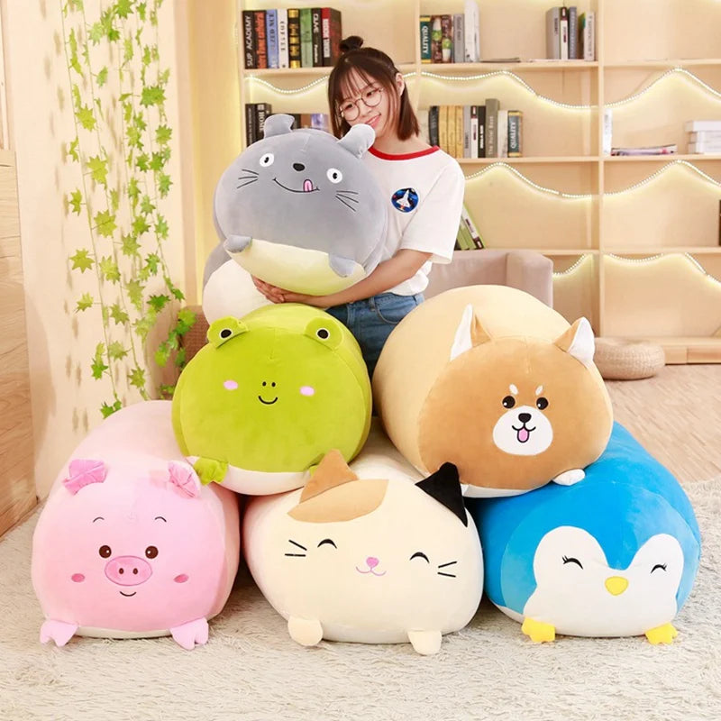 Plush Toy | 25cm | Soft Cartoon Animal Cushion | Assorted Animals
