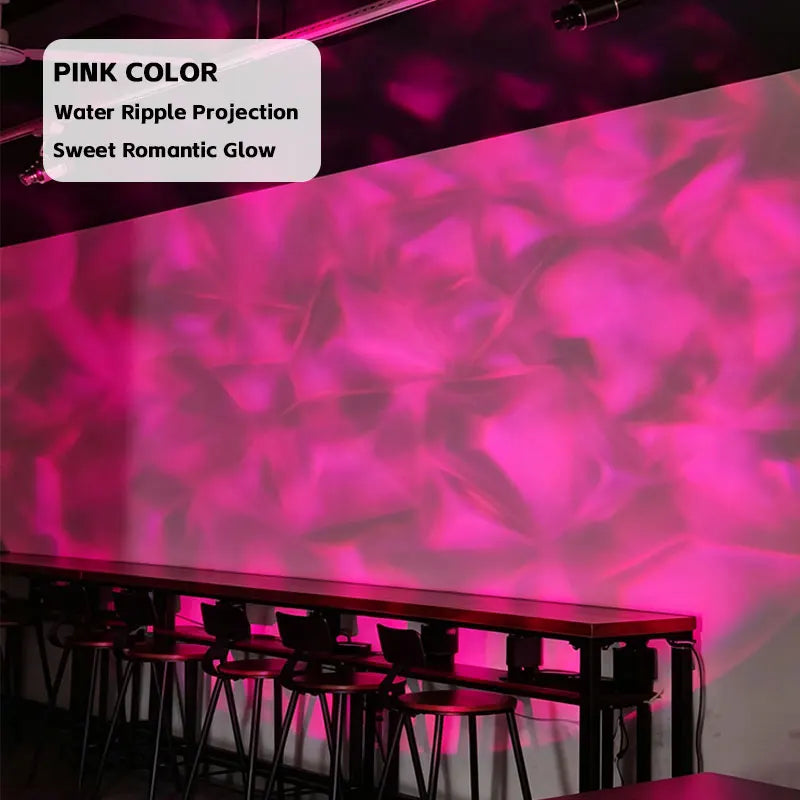 LED Water Ripple Projector | Waterproof Build | Aluminum Housing | Garden Patio
