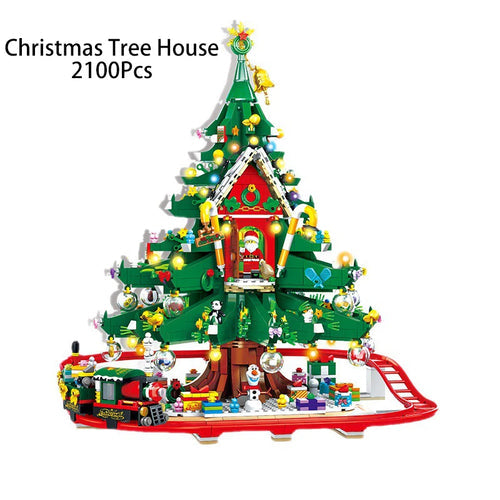 Christmas Series Bricks Toys High-Tech RC Rail Car Building Blocks ToylandEU.com Toyland EU