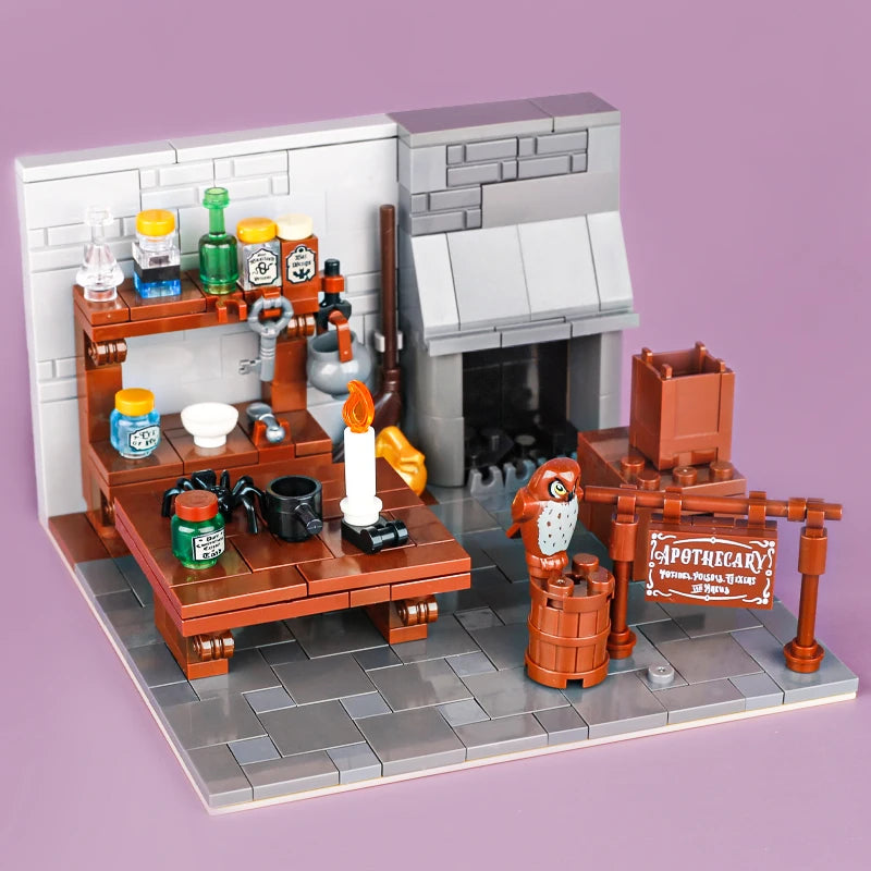 Building Blocks | Compatible With Lego | Medieval Furniture Set | For Kids