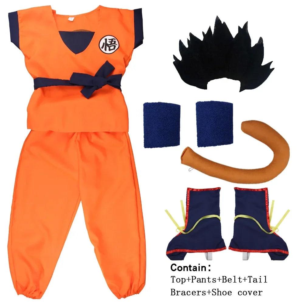 Goku Cosplay Costume | Blue Gold Outfit | Toylandeu™