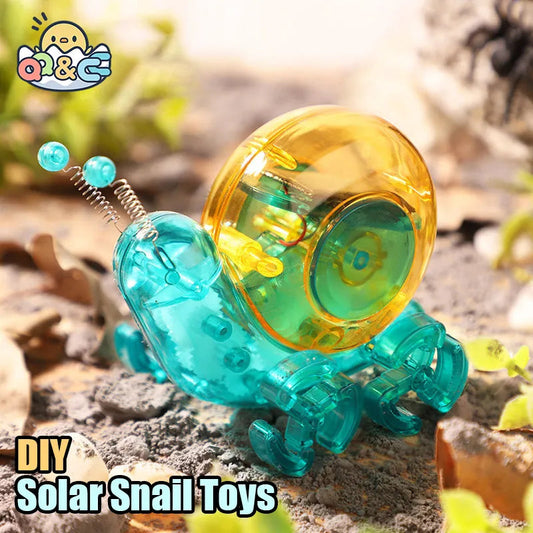 Solar-Powered Robot Snail DIY Kit for Educational Fun - ToylandEU