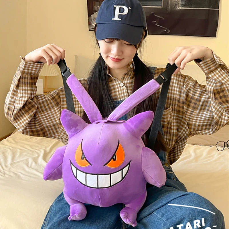 Pokemon Anime Arceus and Gengar Plush Doll Backpack - ToylandEU