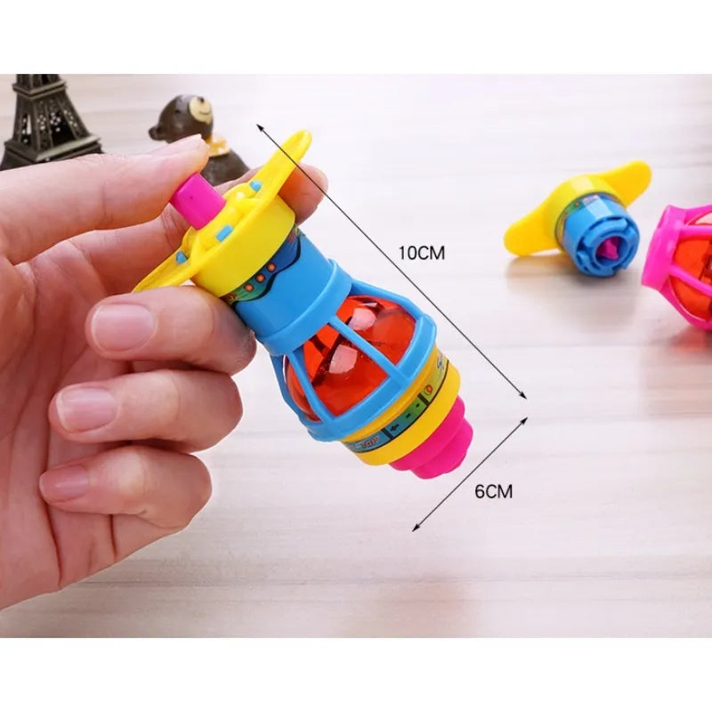 Hot 1Pcs Spinning Top Flash Luminous Spinning Tops Toy Colorful Top - ToylandEU