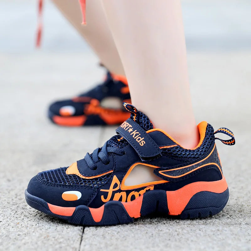 Boys Sandals | Breathable Canvas Lining | Hook and Loop | Ages 7-13